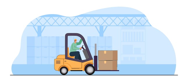 FLT-in-Warehouse-Vector