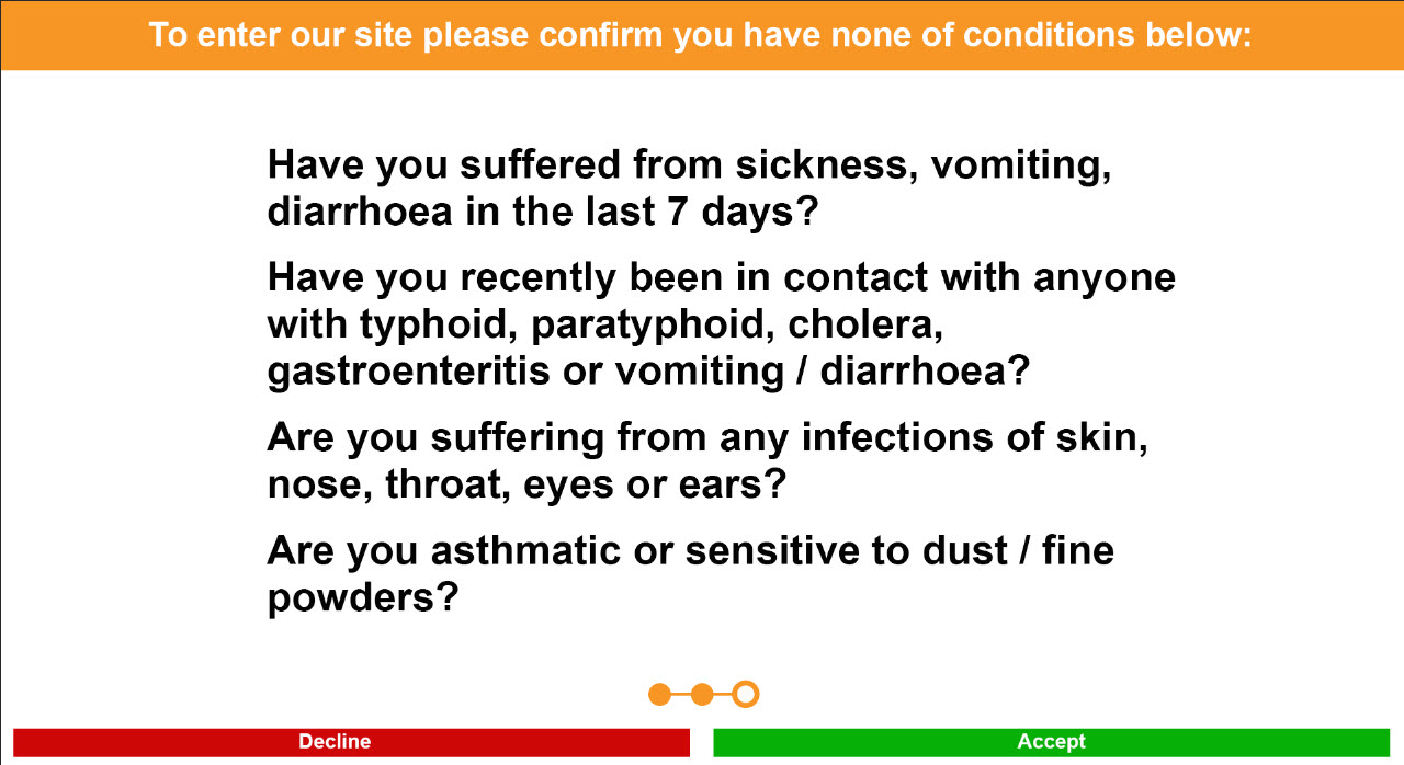 Food Screen Med Questions