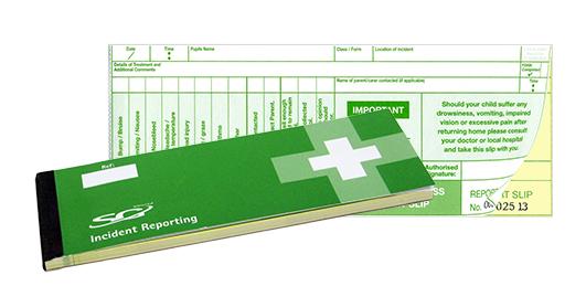 Incident Reporting Pad | SG World Crewe