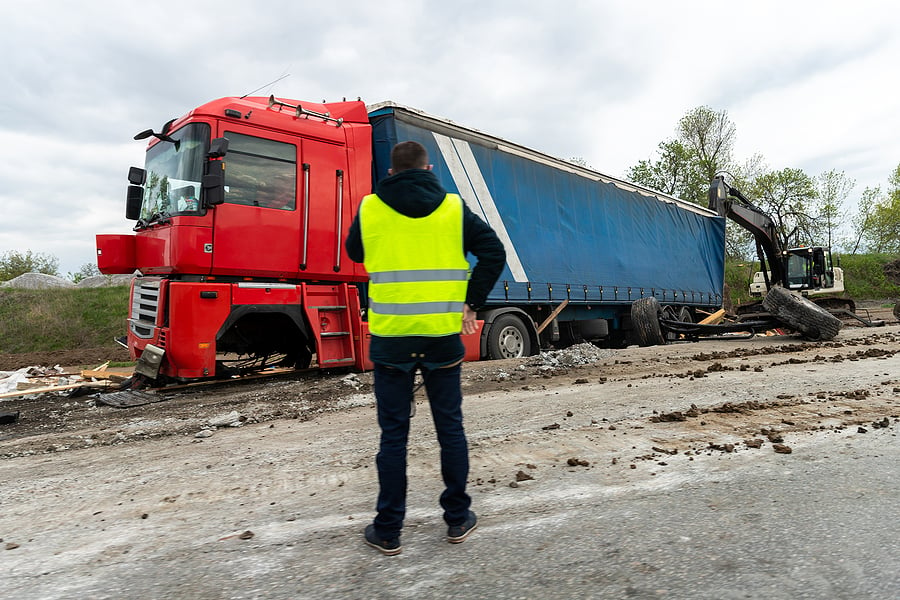 bigstock-Highway-Road-Freight-Lorry-Acc-417771253