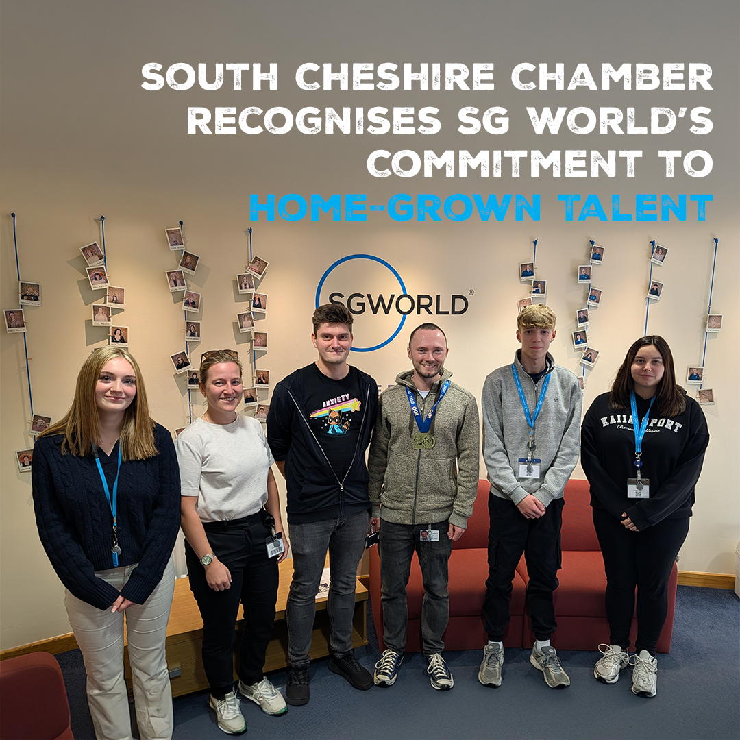 South Cheshire Chamber Recognises SG World’s Commitment to Home-Grown Talent