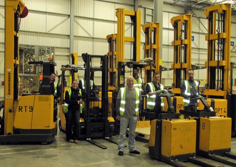 Competition Winners Swap a Forklift for a Ferrari