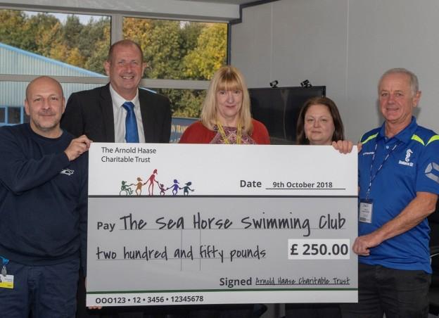 SG World Dives in with Donation to The Sea Horse Swimming Club