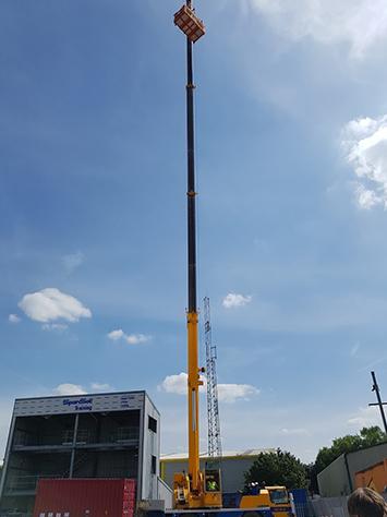 SpanSet Crane Fully extended