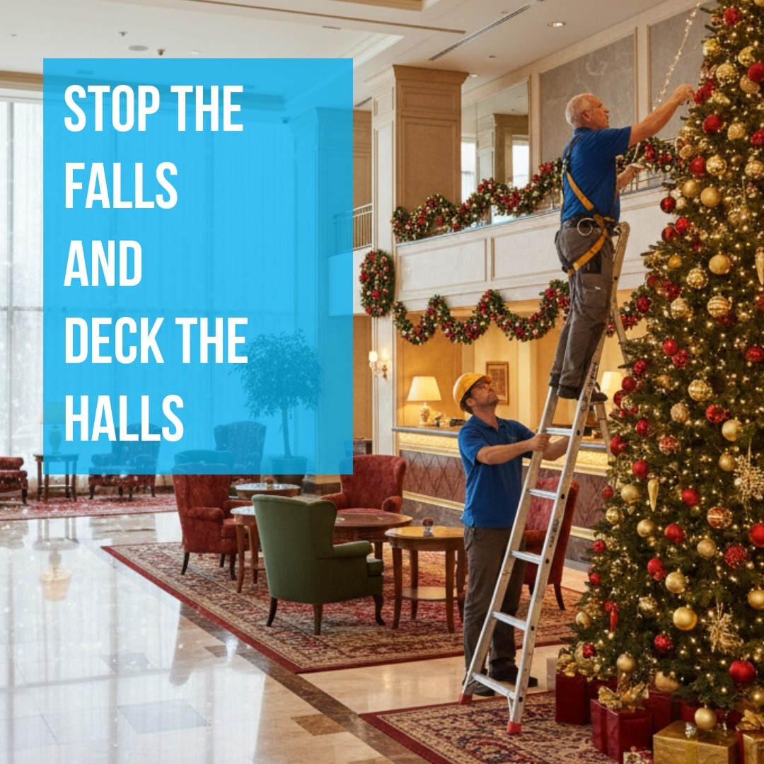 Why You Need to Sort Ladder Safety Before the Christmas decorations go up